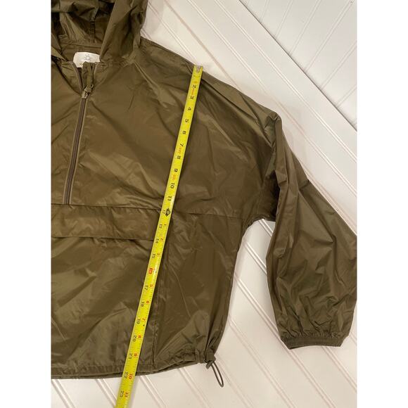 NWOT Aerie OFFLINE Green Oversized Pullover Lightweight Windbreaker Jacket S - Picture 8 of 8